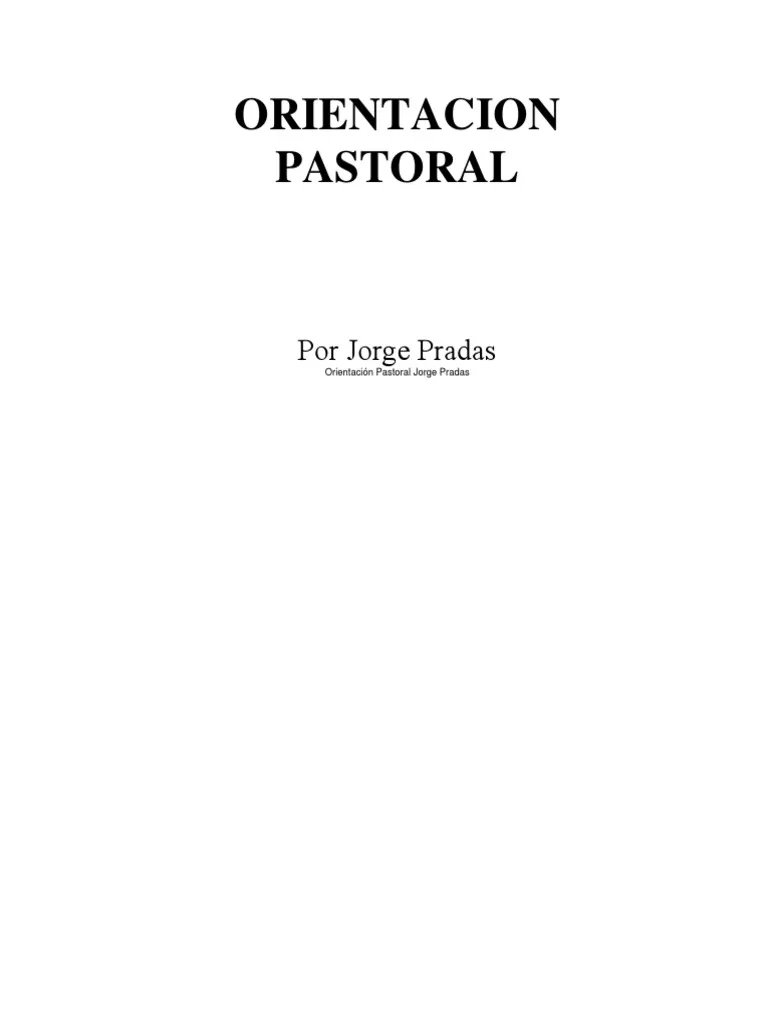 Portada Orientacion Pastoral